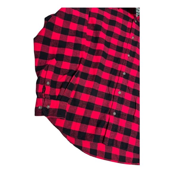 WOOLRICH Plaid Luxury Designer Casual Lumberjack Button Flannel Shirt Mens 2XL - Picture 6 of 6